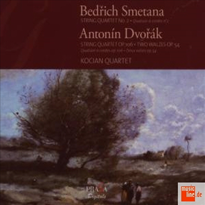 드보르작 & 스메타나 : 현악 사중주 (Dvorak & Smetana : String Quartets)(CD) - Kocian Quartet