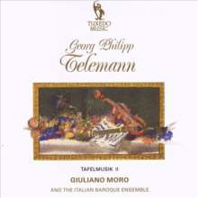 텔레만: 식탁 음악 모음곡 2권 (Telemann: Tafelmusik Suite II)(CD) - Giuliano Moro