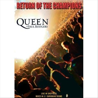 Queen &amp; Paul Rodgers - Return Of The Champions (PAL 방식)(DVD)