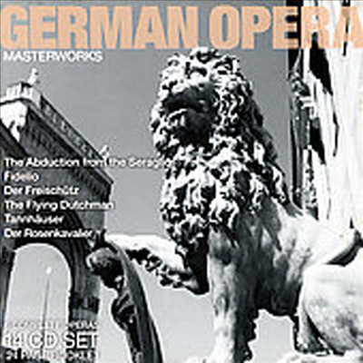 독일 걸작 오페라 전곡 6선 - 후궁으로부터의 탈출, 피델리오, 마탄의 사수, 방황하는 화란인, 탄호이저, 장미의 기사 (24 Page Booklet)(14CD Boxset) - 여러 연주가