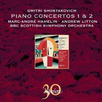 쇼스타코비치: 피아노 협주곡 1, 2번, 쉐드린: 피아노 협주곡 2번 (Shostakovich: Piano Concertos No.1 & 2, Shchedrin: Piano Concerto No.2)(CD) - Marc-Andre Hamelin