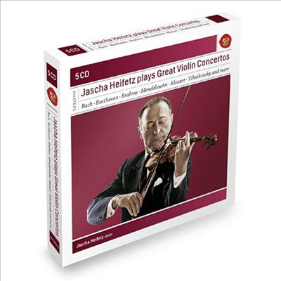 하이페츠가 연주하는 위대한 바이올린 협주곡집 (Heifetz Plays Great Violin Concertos) (6CD Boxset) - Jascha Heifetz