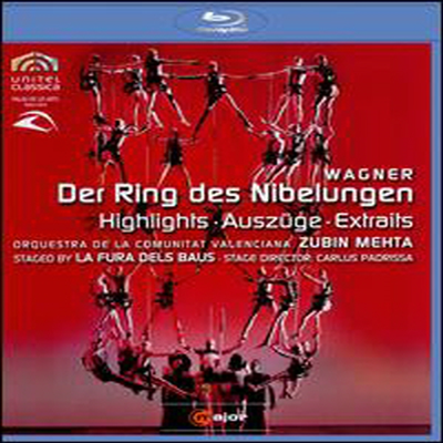 바그너: 니벨룽의 반지 - 하이라이트 (Der Ring Des Nibelungen - Highlights) (Blu-ray) (2010) - Zubin Metha