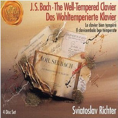 바흐 : 평균율 제 1, 2권 (Bach : Well-Tempered Clavier) (4CD) - Sviatoslav Richter