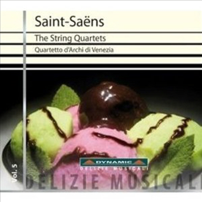 생상: 현악 사중주 1, 2번 (Saint-Saens: String Quartet No.1 &amp; 2)(CD) - Quartetto d&#39;Archi di Venezia