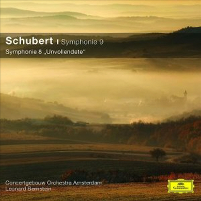 슈베르트: 교향곡 8 &#39;미완성&#39;, 9번 &#39;그레이트&#39; (Schubert: Symphony No.8 &#39;Unfinished&#39; &amp; No.9 &#39;Great&#39;)(CD) - Leonard Bernstein