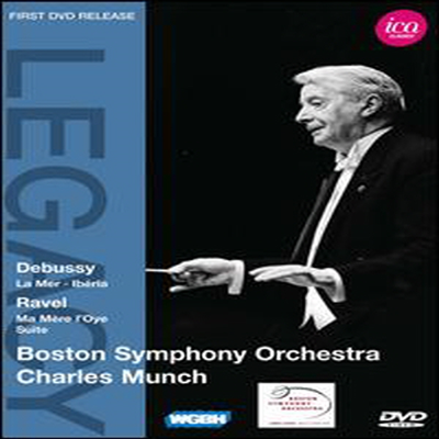 Charles Munch & Boston Symphony Orchestra - Debussy: La Mer, Iberia; Ravel: Ma Mere l'Oye Suite (DVD)(2011) - Charles Munch