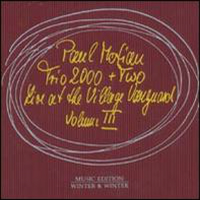 Paul Motian & Trio 2000+Two - Live at the Village Vanguard, Vol. 3 (CD)