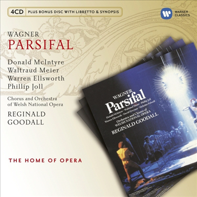 바그너: 파르지팔 (Wagner: Parsifal) (Bonus Disc with Libretto &amp; Synopsis) (4CD) - Reginald Goodall