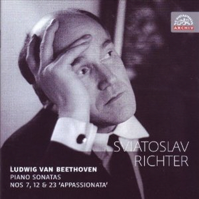 베토벤: 피아노 소나타 7, 12, 23 '열정' (Beethoven: Piano Sonatas Nos.7, 12, 23 'Appassionata')(CD) - Sviatoslav Richter