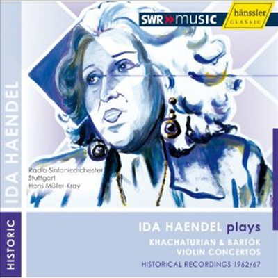 바르톡: 바이올린 협주곡 2번, 하차투리안: 바이올린 협주곡 (Bartok: Violin Concerto No.2, Khatchaturian: Violin Concerto)(CD) - Ida Haendel