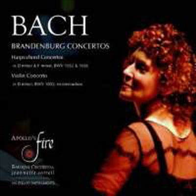 바흐 : 브란덴부르크 협주곡 전곡, 하프시코드 협주곡 BWV 1052, 1056 &amp; 바이올린 협주곡 BWV 1052 - Jeannette Sorrell