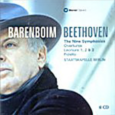 베토벤 : 교향곡 전곡 1-9번, 서곡 (Beethoven : The Nine Symphonies & Overtures) (6CD) - Daniel Barenboim