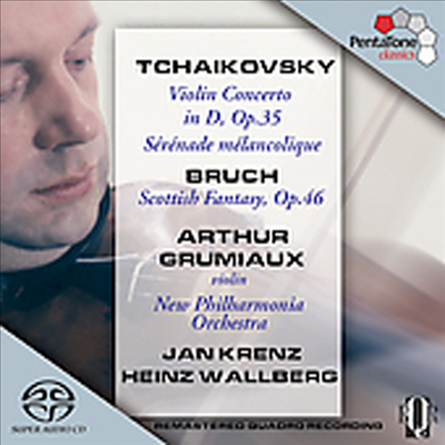 차이코프스키 : 바이올린 협주곡, 브루흐 : 스코틀랜드 환상곡 (Tchaikovsky : Violin Concerto Op.35, Bruch : Scottish Fantasy Op.46) (SACD Hybrid) - Arthur Grumiaux