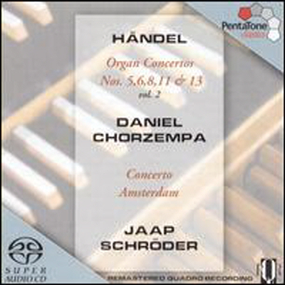 헨델 : 오르간 협주곡 2집 (Handel : Organ Concertos, Vol. 2) (SACD Hybrid) - Jaap Schroder