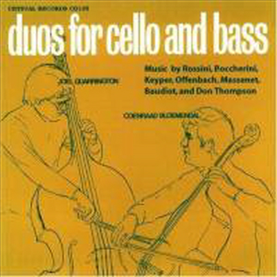 첼로와 베이스 위한 듀오(Duos for Cello and Bass)(CD) - Coenraad Bloemendal