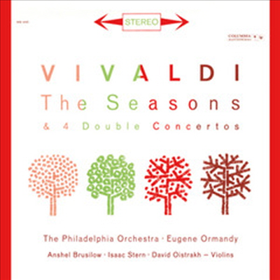 비발디 : 사계 & 이중 협주곡 RV 514, RV 517, RV 509 & RV 512 (Vivaldi : The Four Seasons)(CD) - Isaac Stern
