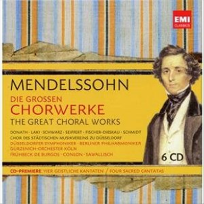 멘델스존: 합창 음악집 (Mendelssohn: Great Choral Works) (6CD Boxset) -