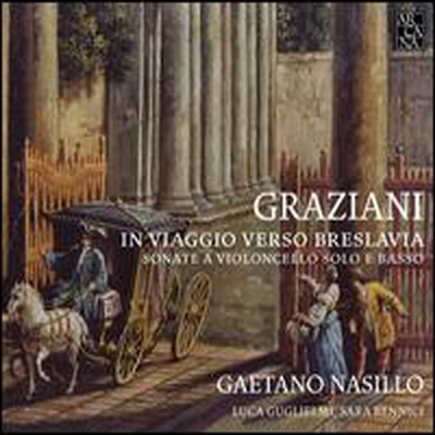 카를로 그라지아니 : 첼로 소나타 Op.3, 카프리치오, 첼로 소나타 D장조 & 첼로 소나타 A장조 (Graziani: In Viaggio verso Breslavia) (Digipack)(CD) - Gaetano nasillo