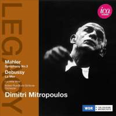 드뷔시: 바다, 말러: 교향곡 3번 (Debussy: La Mer, Mahler: Symphony No.3) (2CD) - Dimitri Mitropoulos