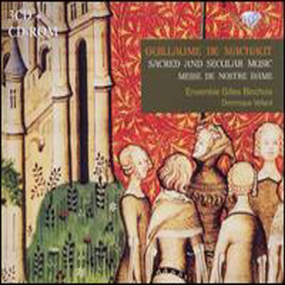 마쇼: 성가와 세속 음악, 노틀 담 미사 (Machaut: Sacred and Secular Music, Messe de Nostre Dame) (3CD+CD-ROM) - Dominique Vellard