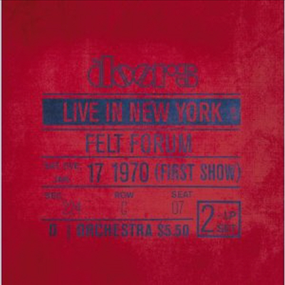 Doors - Live In New York (HQ-180g 오디오파일 LP) (2LP)