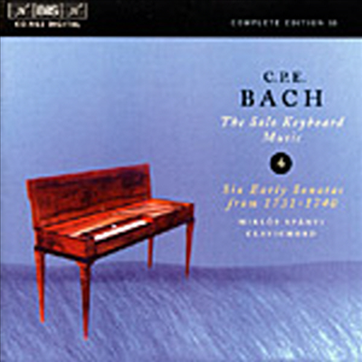 C.P.E.바흐 : 키보드 작품집 4집 (C.P.E.Bach : The Solo Keyboard Music, Vol. 4)(CD) - Miklos Spanyi