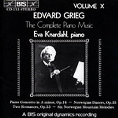 그리그 : 피아노 작품 10집 - 피아노 협주곡 (Grieg : Piano Music, Vol.10 - Piano Concerto)(CD) - Eva Knardahl
