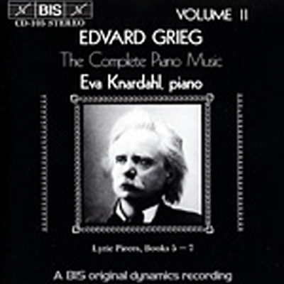 그리그 : 피아노 작품 2집 - 서정 소곡 5-7 (Grieg : The Complete Piano Music, Vol. 2 - Lyric Pieces Book 5-7)(CD) - Eva Knardahl