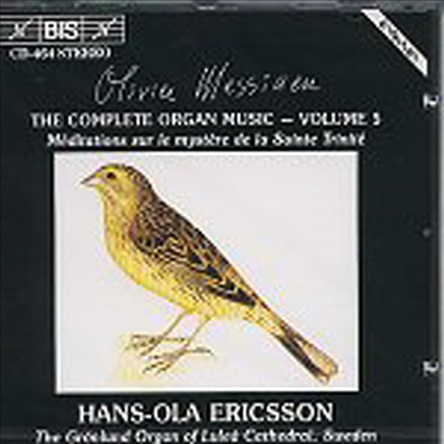 메시앙 : 오르간 작품 5집 (Messiaen : Meditations Sur Le Mystere De La Sainte Trinite - Complete Organ Music, Vol.5)(CD) - Hans-Ola Ericsson