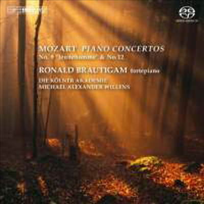 모차르트 : 피아노 협주곡 9, 12번 (Mozart : Piano Concertos Nos. 9 &amp; 12) (SACD Hybrid) - Ronald Brautigam