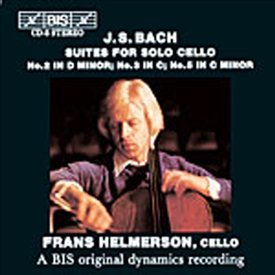 바흐 : 무반주 첼로 조곡 2, 3, 5번 (Bach : Suites for Violoncello Solo BWV 1008, 1009, 1011)(CD) - Frans Helmerson