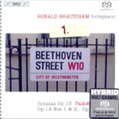 베토벤 : 피아노 소나타 1집 - 8 '비창', 9, 10, 11번 (Beethoven : Complete Works For Solo Piano Vol.1) (SACD Hybrid) - Ronald Brautigam