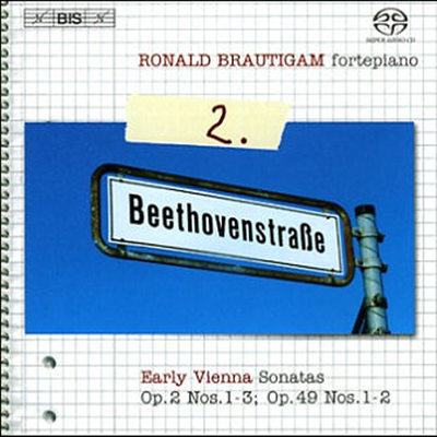 베토벤 : 피아노 소나타 2집 - 1, 2, 3, 19, 20번 (Beethoven : Complete Works For Solo Piano Vol.2) (SACD Hybrid) - Ronald Brautigam