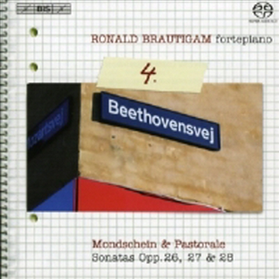 베토벤 : 피아노 소나타 4집 - 12번, 13번, 14번 '월광', 15번 '전원' (Beethoven : Complete Works for Solo Piano, Vol. 4) (SACD Hybrid)(CD) - Ronald Brautigam