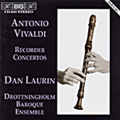 비발디 : 리코더 협주곡 (Vivaldi : Recorder Concertos)(CD) - Dan Laurin