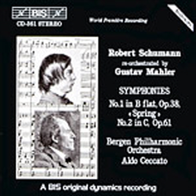 슈만 : 교향곡 1-4번 (말러 편곡반) (Schumann : Symphonies Nos.1-4 (Mahler Transcription) (2CD) - Aldo Ceccato