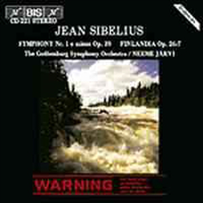 시벨리우스 : 교향곡 1번 & 핀란디아 (Sibelius : Symphony No.1 & Finlandia Op.26)(CD) - Neeme Jarvi