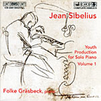 시벨리우스 : 솔로 피아노를 위한 청년기 작품 1집 (Sibelius : Youth Production for Solo Piano, Vol. 1)(CD) - Folke Grasbeck