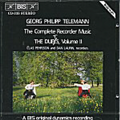 텔레만 : 리코더 이중주 작품 2집 (Telemann : Recorder Duets, Vol. II)(CD) - Clas Pehrsson