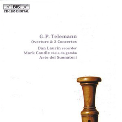 텔레만 : 서곡, 3개의 협주곡 (Telemann : Overture & 3 Concertos)(CD) - Dan Laurin