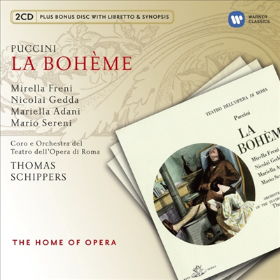 푸치니 : 라 보엠 (Puccini : La Boheme) (2CD+CD-Rom) - Mirella Freni