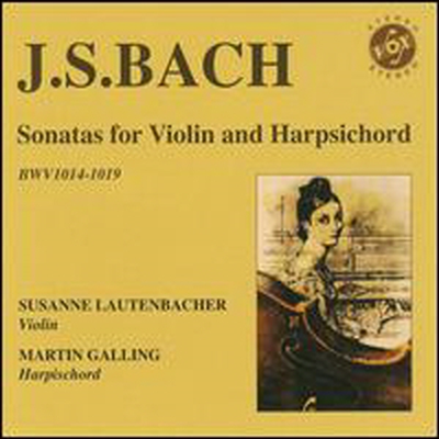 바흐: 바이올린과 하프시코드를 위한 소나타 1-6번 (Bach: Sonatas for Violin &amp; Harpsichord BWV 1014-1019) (2CD) - Susanne Lautenbacher