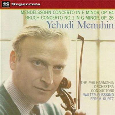 멘델스존, 브루흐: 바이올린 협주곡 (Mendelssohn, Bruch: Violin Concertos) (180G) (LP) - Yehudi Menuhin