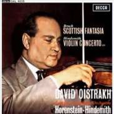 브루흐 : 스코틀랜드 환상곡, 힌데미트 : 바이올린 협주곡 (Bruch : Scottish Fantasia Op.46, Hindemith : Violin Concerto) (180g LP) - David Oistrakh