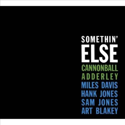 Cannonball Adderley - Somethin&#39; Else + Sophisticated Swing (Remastered)(2 On 1CD)(CD)