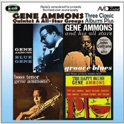 Gene Ammons - Three Classic Albums Plus (Groove Blues / Boss Tenor / Blue Gene) (Remastered)(2CD)