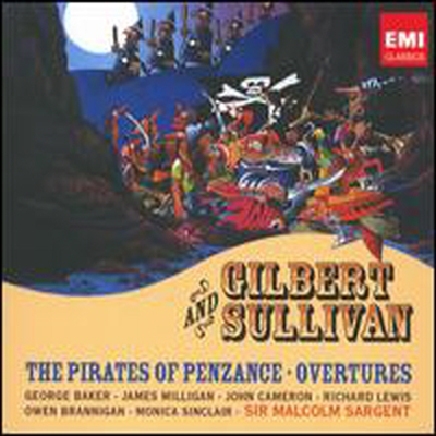 길버트 앤 설리반: 오페라타 &#39;팬전스의 해적&#39;, 서곡 (Gilbert &amp; Sullivan: The Pirates of Penzance, Overtures) (2CD) - Malcolm Sargent