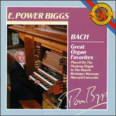 바흐: 유명 오르간 작품집 (Bach: Great Organ Favorites)(CD) - E. Power Biggs