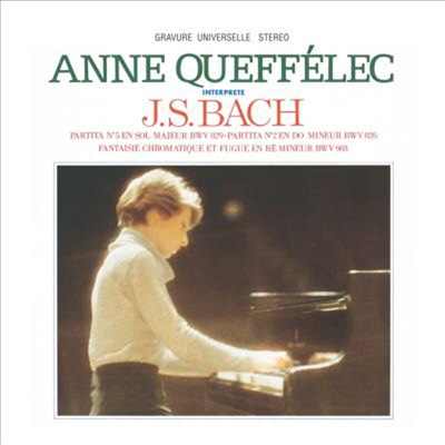 바흐 : 파르티타 (Anne Queffelec Interprete Bach) (일본반)(CD) - Anne Queffelec